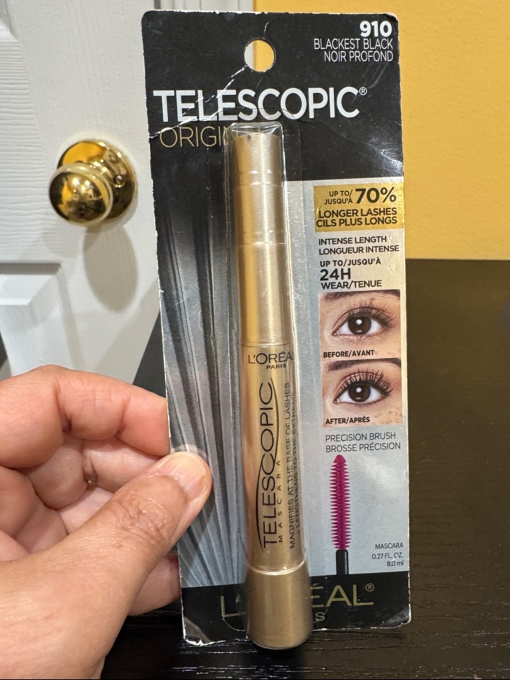 L'Oreal Telescopic Mascara 910 Blackest Black